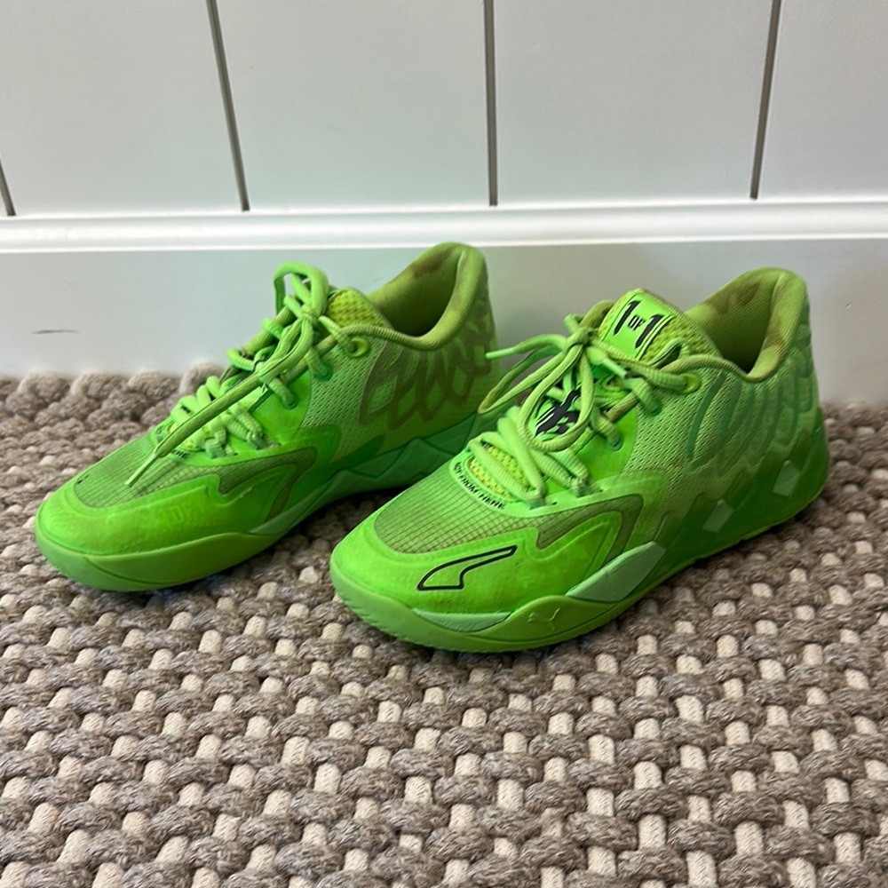 Puma LaMelo Green Gecko size 7
